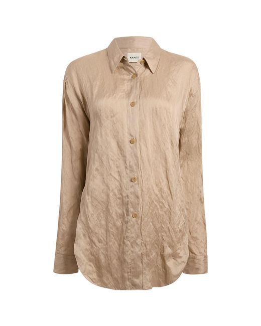 Khaite Natural Goya Button-Down Shirt