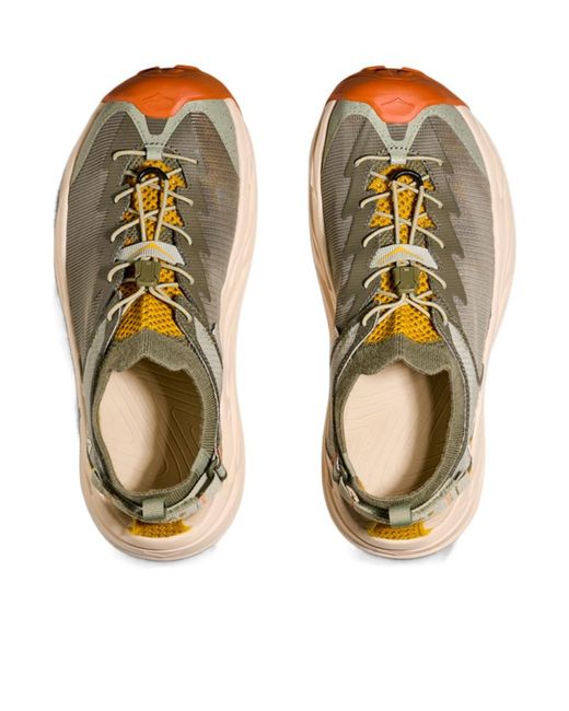 Hoka One One Green Hopara 2 Aerino Lace-Up Sneakers for men