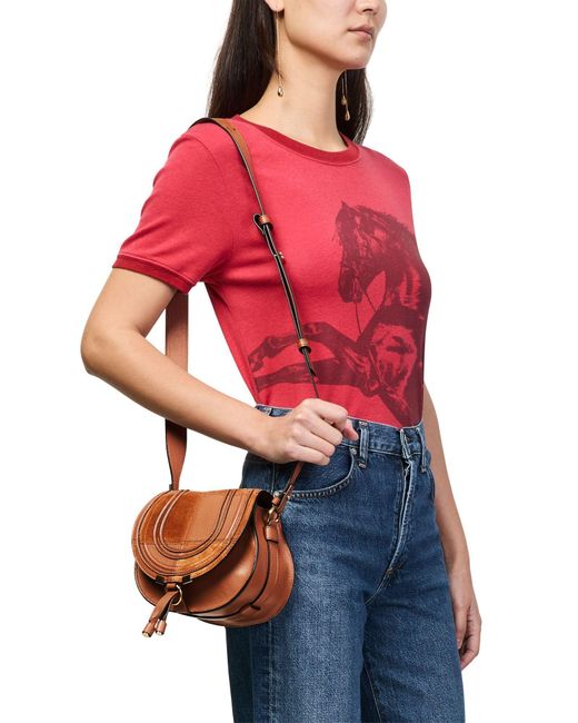 Chloé Brown Marcie Shoulder Bag