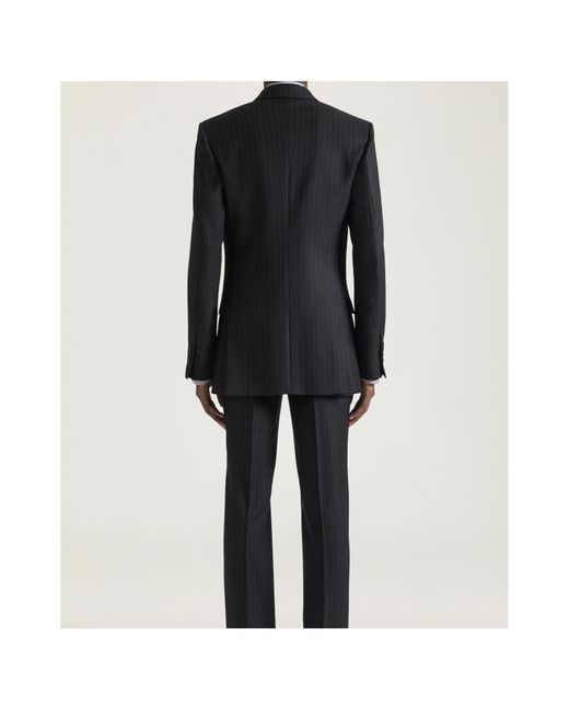 Givenchy Black Striped Double Breasted Jacket for men
