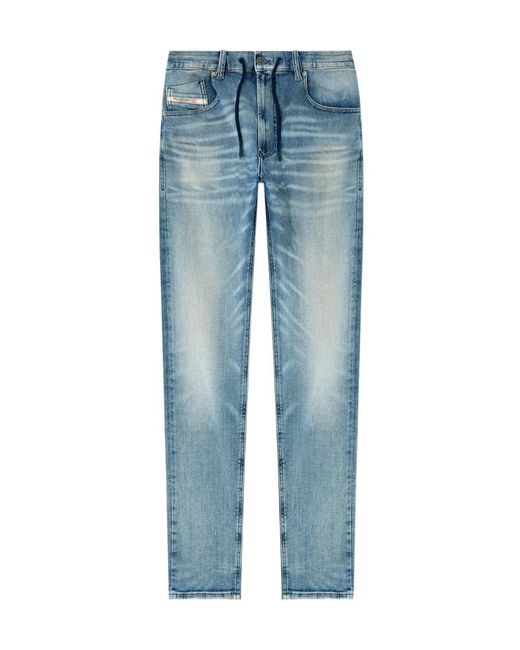 DIESEL Blue D-Krooley Drawstring Jeans for men