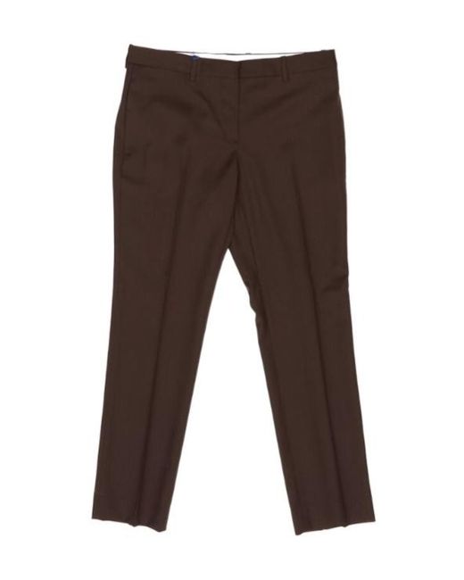 Burberry Brown Straight-Leg Chino Trousers