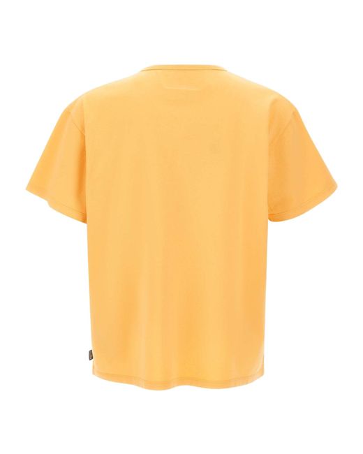 MM6 by Maison Margiela Yellow Arch Print T-Shirt for men
