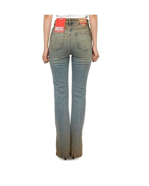 DIESEL Gray Belt Loop Jeans