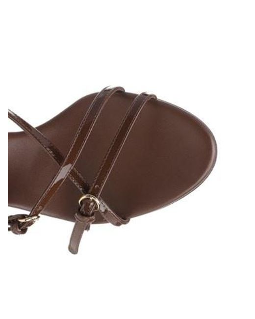 Miu Miu Metallic Slingback High-Heeled Sandals