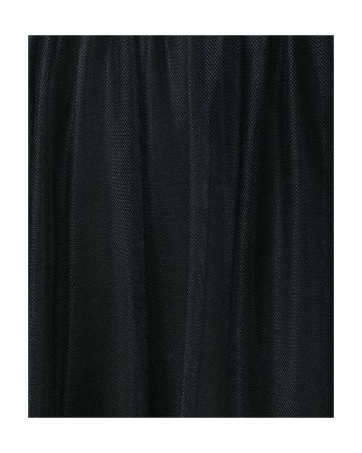 Moncler Black Knee-High Transparent Skirt