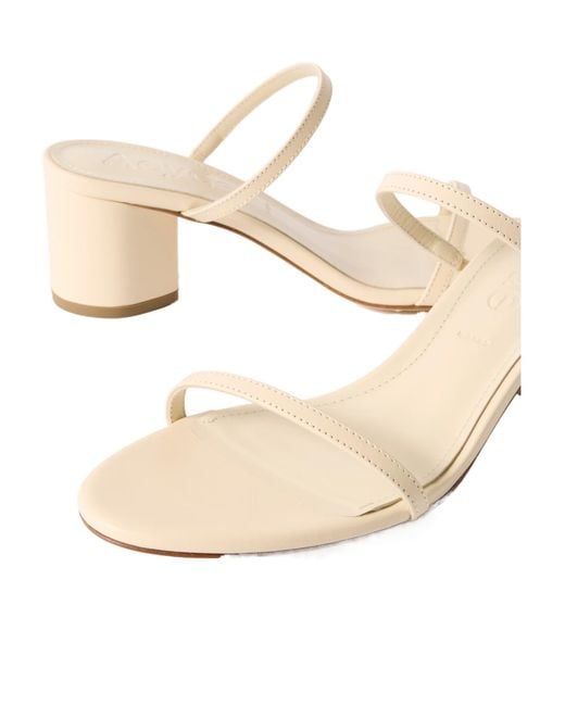 Aeyde Natural Annika Leather Mules