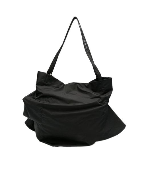 Yohji Yamamoto Black Unevenness Tote Bag