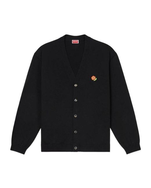 KENZO Black Pop Cardigan for men