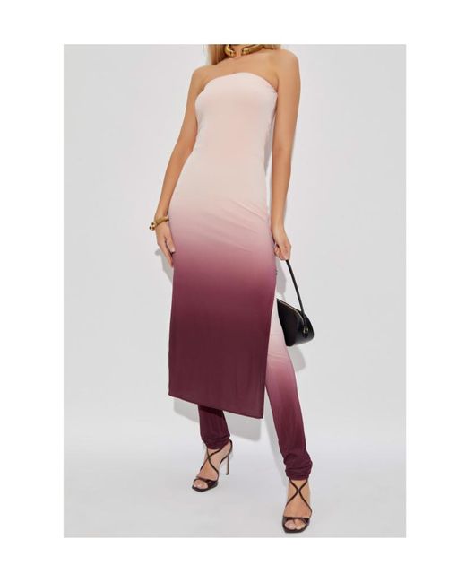 Alaïa Purple Alaïa Gradient Jersey Jumpsuit