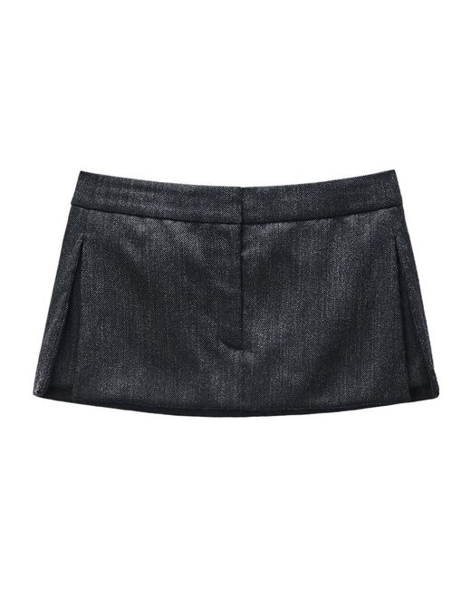 Alexander Wang Black Tailored Mini Skirt