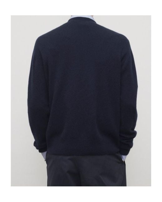 The Row Blue Round-Neck Sweater for men