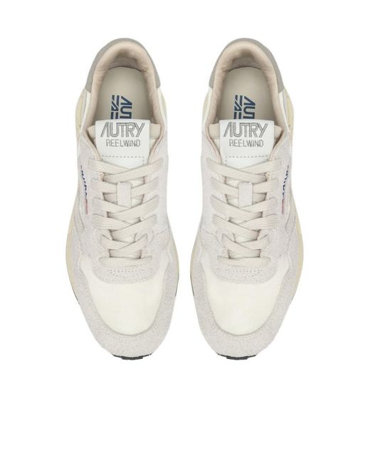 Autry White Classic Flat Shoes For for men