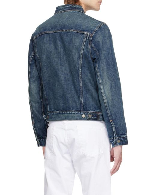 Polo Ralph Lauren Blue Button-Up Denim Jacket for men
