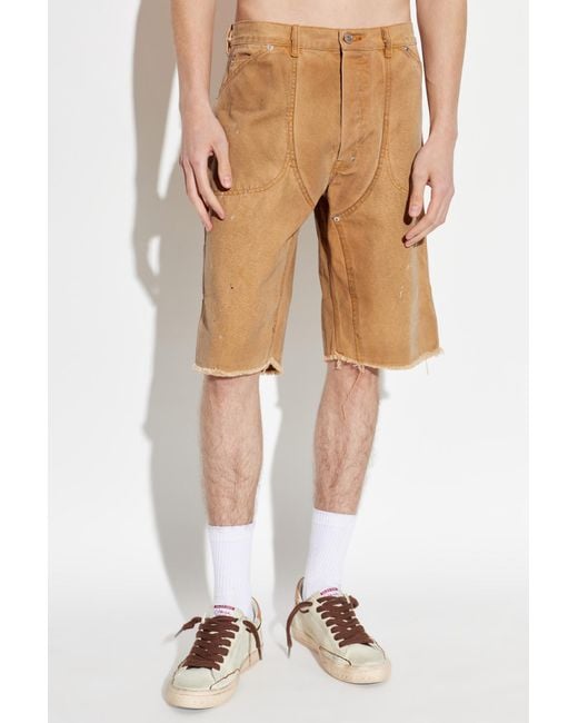 GALLERY DEPT. Natural Belt Loop Shorts for men