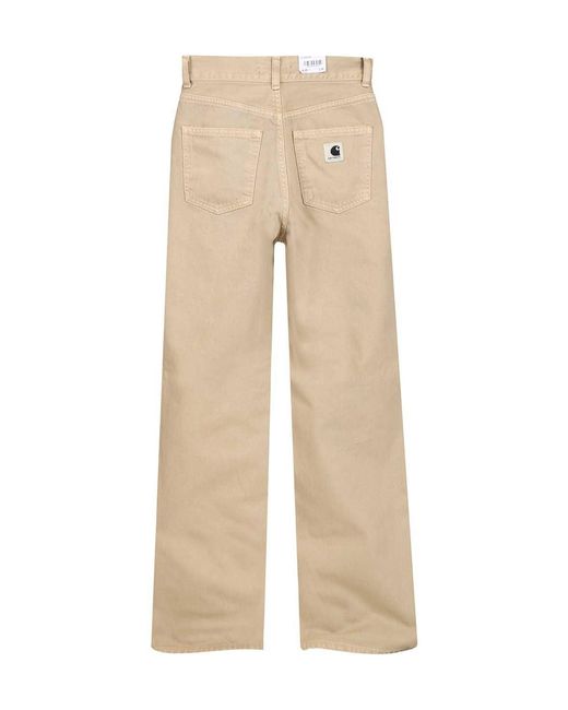 Carhartt Natural W Jane Wide-Leg Jeans