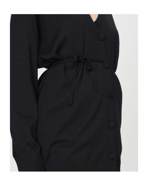 Dries Van Noten Black Belted Cardigan