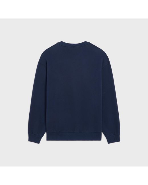 Céline Blue Loose Sweatshirt for men