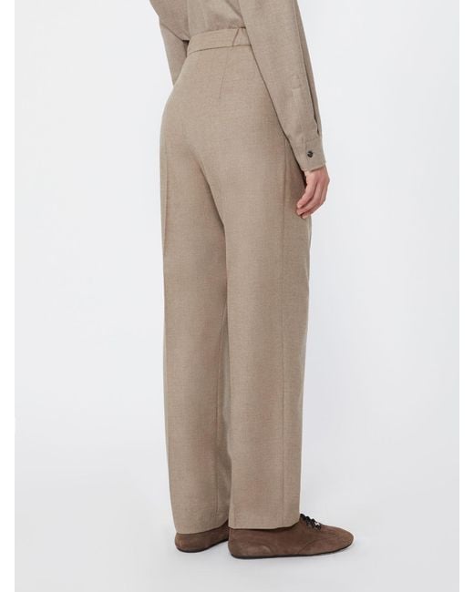 Max Mara Natural Drawstring Casual Pants