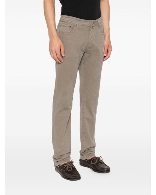 Jacob Cohen Gray Belt Loop Casual Pants for men