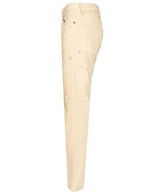 Acne Natural Logo Patch Jeans for men