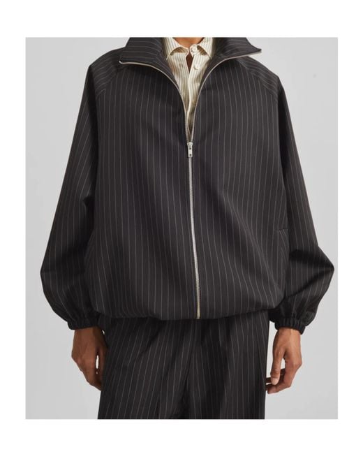 Frankie Shop Black Long-Sleeved Casual Jacket