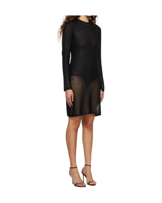 REMAIN Birger Black Sequin Mini Dress