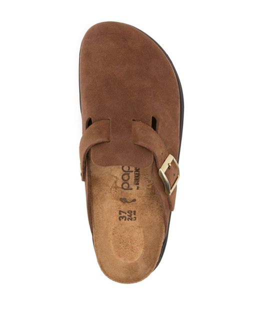 Birkenstock Brown Boston Slip-On Mules for men