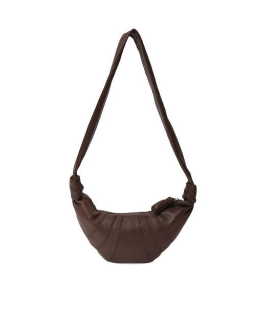 Lemaire White Longstrap Crescent Bag for men