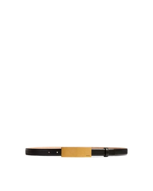 Khaite White Minimalist Belt