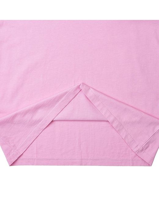 Maison Kitsuné Pink Logo T-Shirt for men