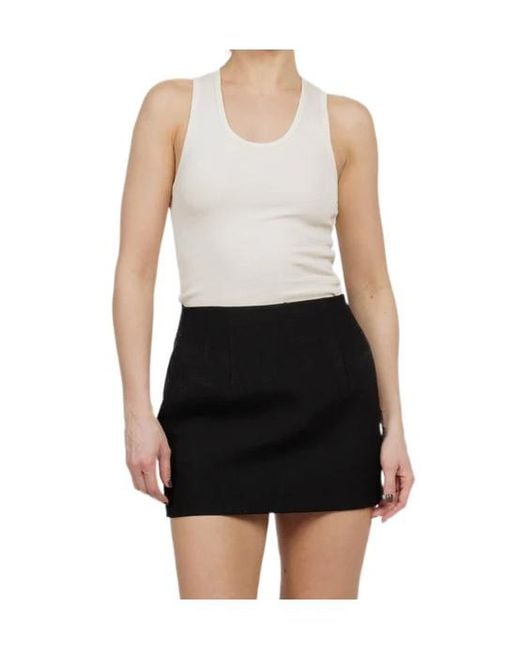 Wardrobe NYC Black Ribbed Tank Top