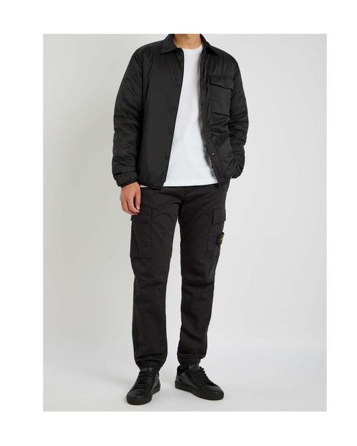 Moncler Black Quilted Shell Jacket for men