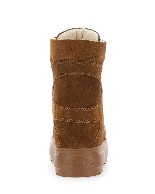 Casadei Brown High Top Sneakers