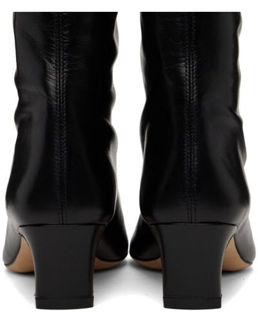 Staud Black Wally Pointed Boots