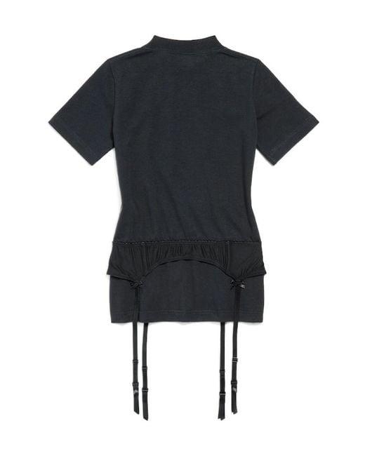 Balenciaga Black Lingerie Short-Sleeve T-Shirt