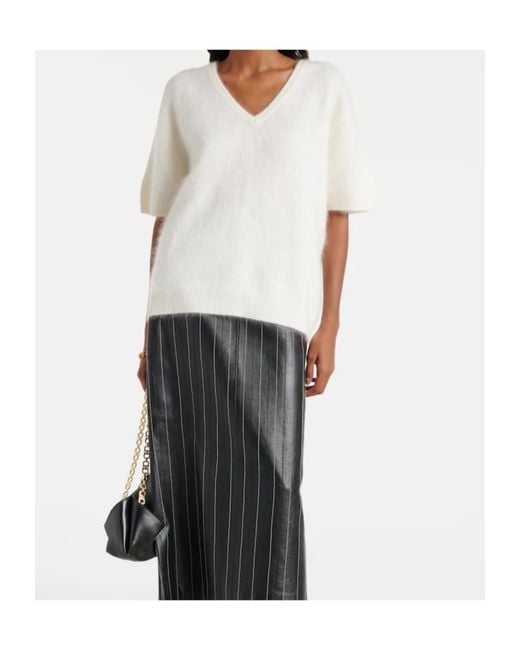 Lisa Yang White Lovisa Sweater