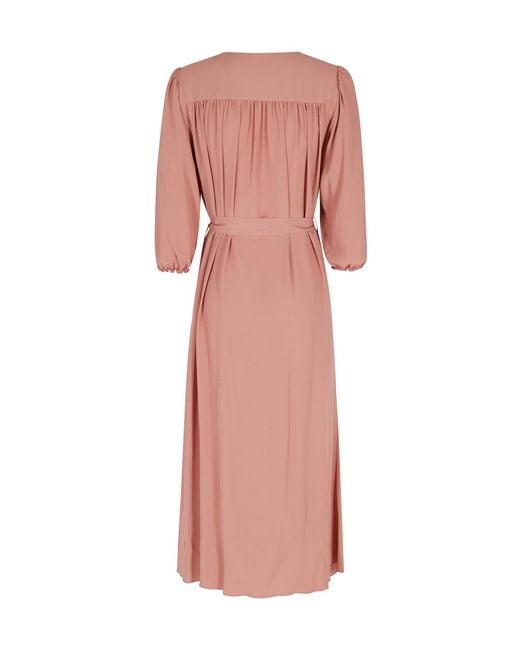 Seventy Pink V-Neck Dress