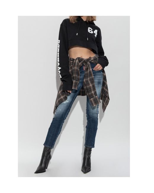 DSquared² Blue Cool Girl Distressed Jeans