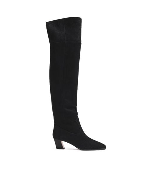 Aquazzura Black 45Mm Suede Boots