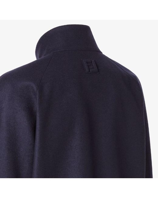 Fendi Blue Cashmere Bomber for men