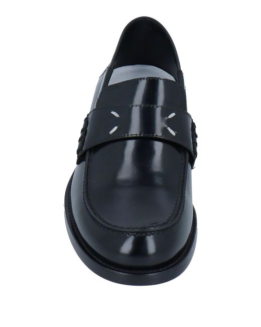 Maison Margiela Black Minimal Solid Flat Shoes
