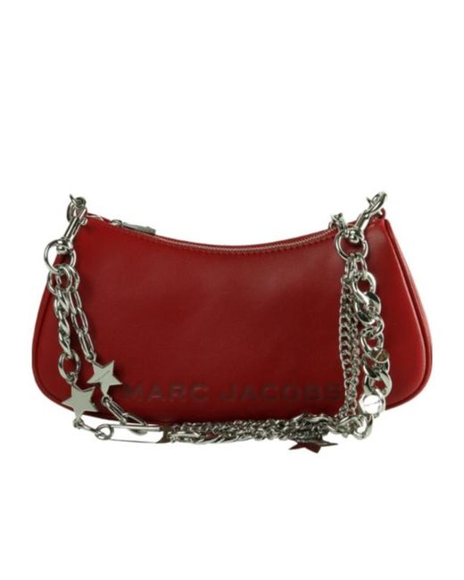 Marc Jacobs Red The Star Charm Shoulder Bag