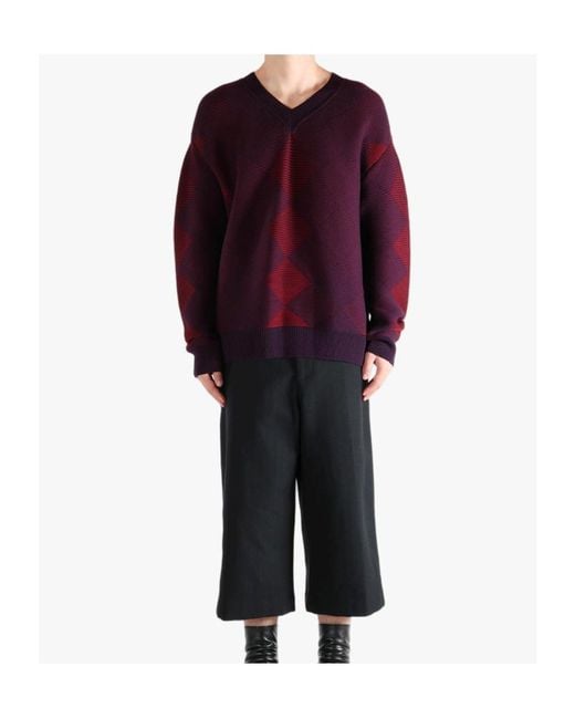 Dries Van Noten Red Mail Sweater for men
