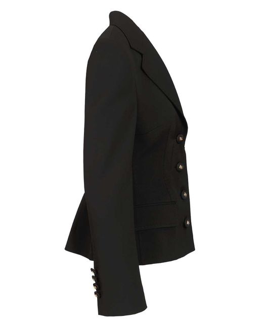 Dolce & Gabbana Black Fitted Blazer