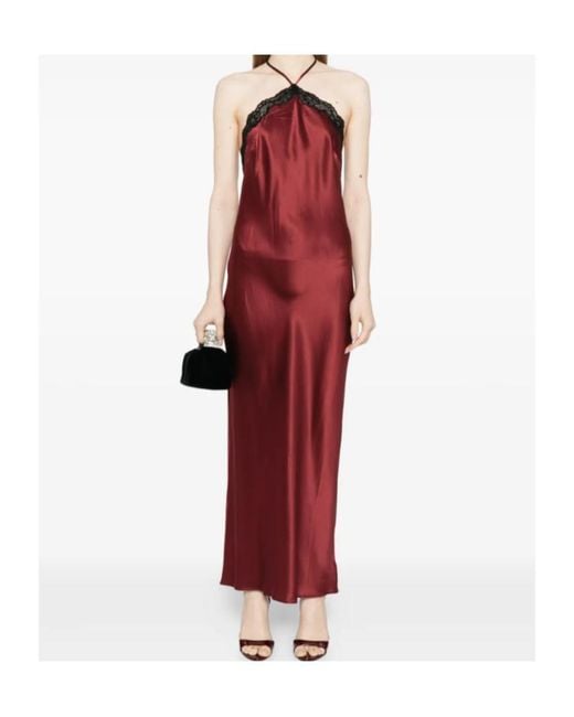 Reformation Red Aara Dress