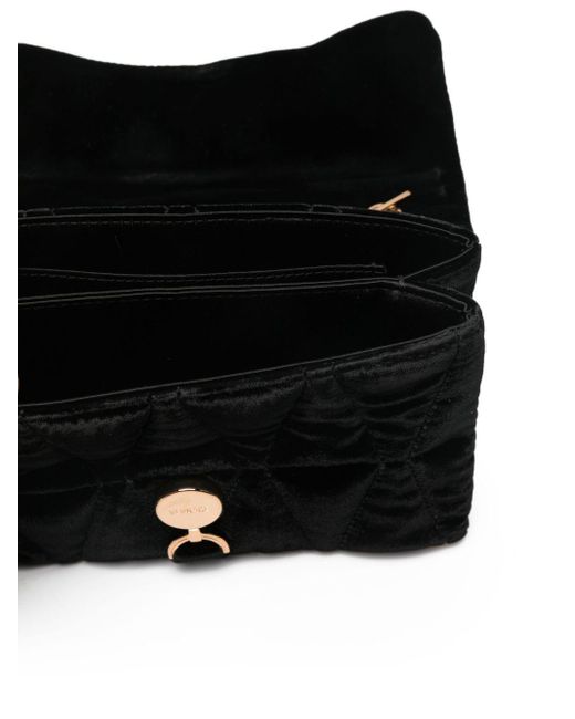 Versace Black Quilted Chain-Linked Shoulder Bag