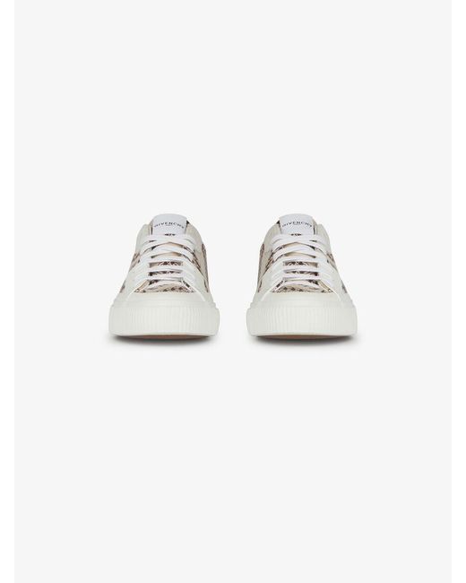 Givenchy Natural Chain Logo Sneakers