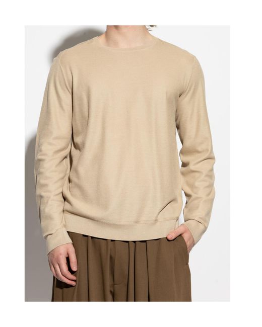 Theory Natural Crew-Neck Sweater for men