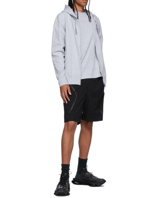 A_COLD_WALL* Black Mid-Rise Track Shorts for men